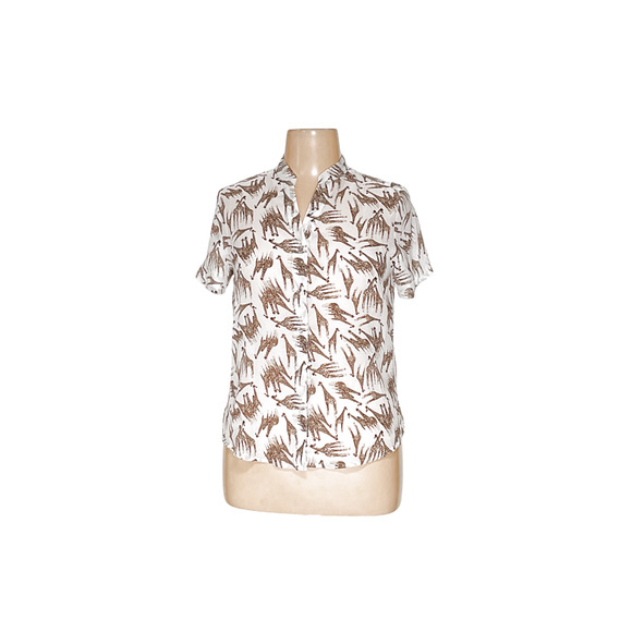 Chico's White Button-Up Top - Size 1 - Picture 1 of 4